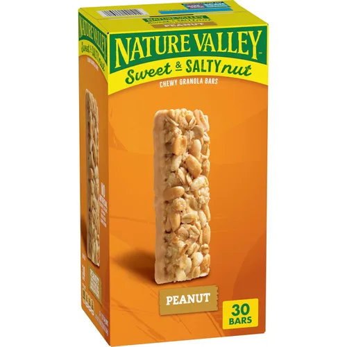 Miniatura 6 de Nature Valley Barras de granola de nueces dulces y saladas, chocolate oscuro cacahuate almendra, 6 barras, 7.2 oz