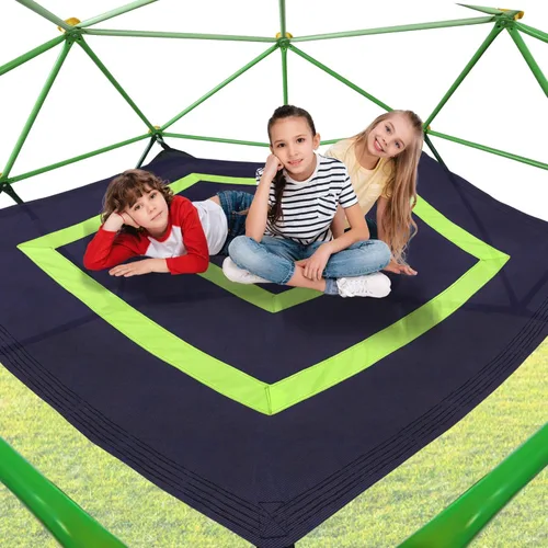 Miniatura 9 de JYGOPLA Silla de red para cúpula de escalada de 10 pies y 11 pies, accesorios de cúpula para escalar resistentes, fácil de instalar, para niños de 4