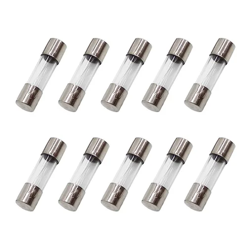 F0.2AL250V 0.197x0.787 in 0.2A 250V fusibles 0.2x0.78 pulgadas 0.2 amperios 250 voltios fusibles de vidrio de soplado rápido (paquete de 10 piezas)