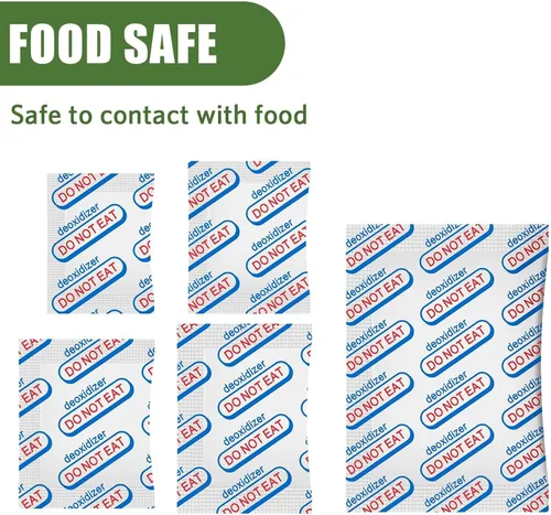 Miniatura 2 de 50 paquetes de absorbentes de oxígeno de grado alimenticio de 500 CC