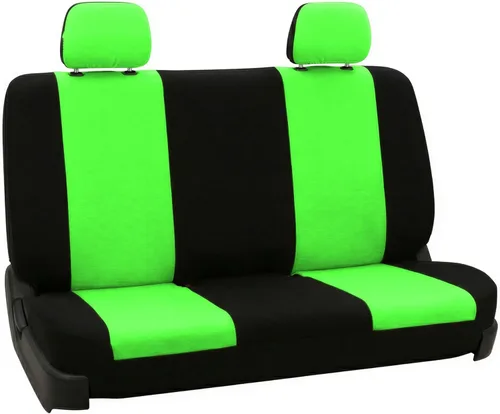 Miniatura 18 de FH Group Funda para asiento trasero de banco sólido para automóviles Asientos universales de tela para SUV, sedán, camioneta Accesorios Negro