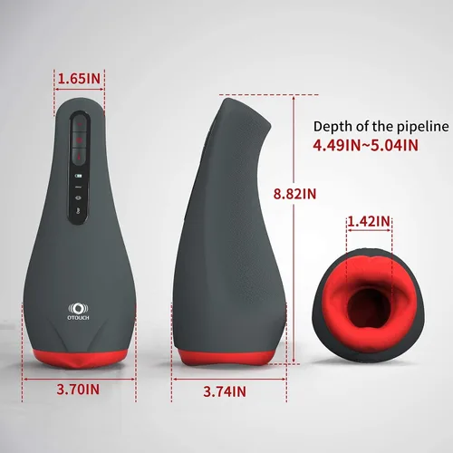 Miniatura 7 de OTOUCH Masturbador masculino automático, OLED Displayer Taza de masturbación masculina con 5 succiones y 6 vibraciones y función de calentamiento