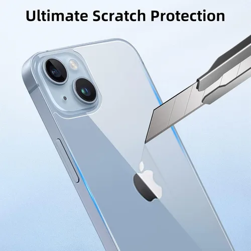 Miniatura 2 de [Paquete de 3] Protector de pantalla para iPhone 14, protector de cámara iPhone 14, protector de pantalla frontal y trasera de vidrio templado