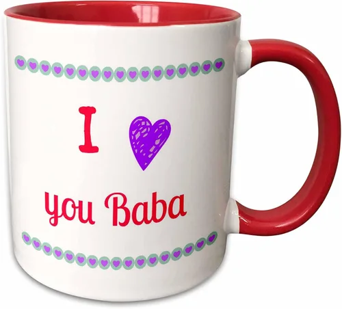 Miniatura 8 de 3dRose RinaPiro - Citas - Te amo baba, abuela abuela - Tazas (mug_212700_4)