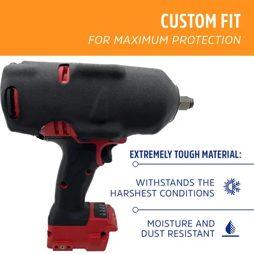 Miniatura 2 de Protoco JB-62B - Funda protectora para el destornillador de impacto Milwaukee 2767 1/2", cubierta de herramienta, color negro