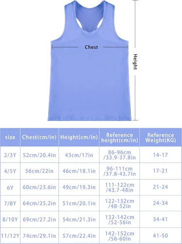 Miniatura 3 de Camiseta sin mangas de 3 piezas para niñas, con espalda cruzada, para bailar, gimnasia, ropa de baile