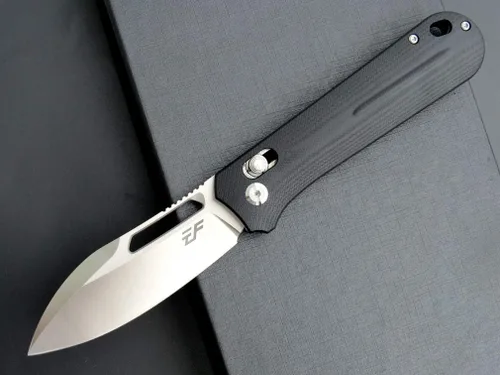 Miniatura 3 de Eafengrow EF963 Cuchillo plegable D2 Hoja de acero G10 Mango EDC Herramientas Cuchillos para trabajar al aire libre Camping (negro)