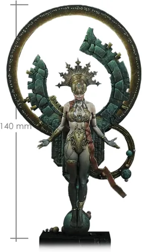 Miniatura 5 de 1/18 Ancient Fantasy Warrior Stand Resina Figura Modelo Kit Sin Ensamblar Sin Pintar