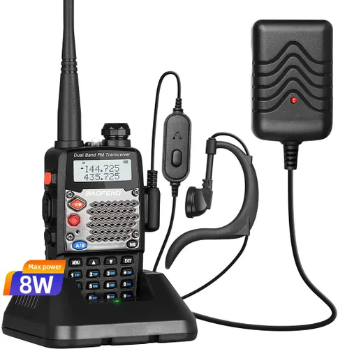 BAOFENG Radioaficionado UV-5R versión mejorada de 8 W, UV5R de 2ª generación (versión de actualización UV5R) 1 paquete