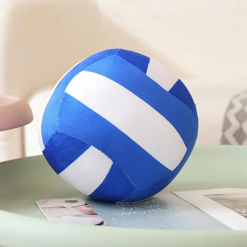 Almohada de felpa de baloncesto de fútbol de 8.6 pulgadas, juguetes de peluche de pelota de fútbol suave, almohada deportiva esponjosa, regalo de
