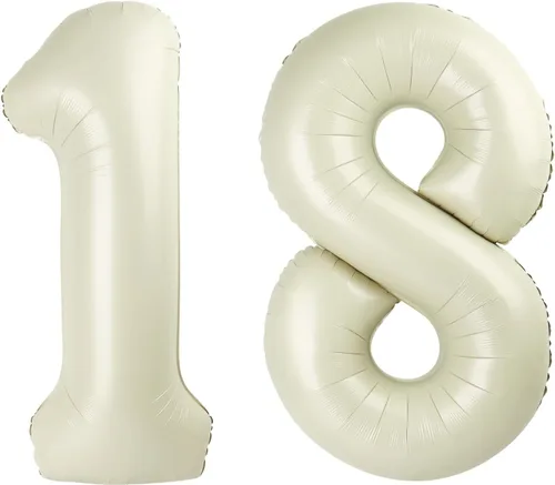 Miniatura 261 de Globos de números de 5 globos de 40 pulgadas, decoraciones de cumpleaños azules para niños y niñas, globos de números azul marino grandes