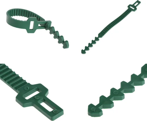 Miniatura 4 de 8 bandas de soporte para estacas de árbol, correas de árbol para estacas, entrelazado ajustable resistente, reutilizables, para plantas de jardín