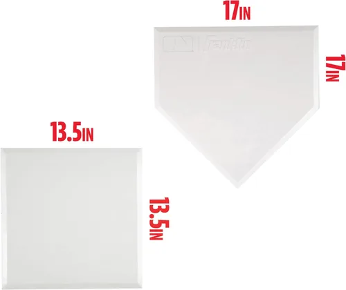 Miniatura 2 de Franklin Sports MLB - Juego de bases de béisbol bases de goma para béisbol + sóftbol con placa de casa Béisbol portátil para patio trasero