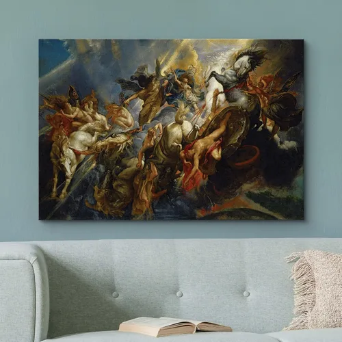 Miniatura 2 de wall26 - Pintura al óleo de La Caída de Faetón de Peter Paul Rubens - Estilo barroco - Ángeles, católico, cristianismo - Arte en lienzo