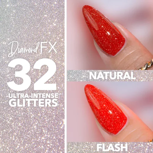 Miniatura 5 de KIARA SKY Esmalte de gel DiamondFX Reflective Glitter Soak Off con efecto de polvo Sparkle Diamond 0.5 fl oz, Beets It (morado)