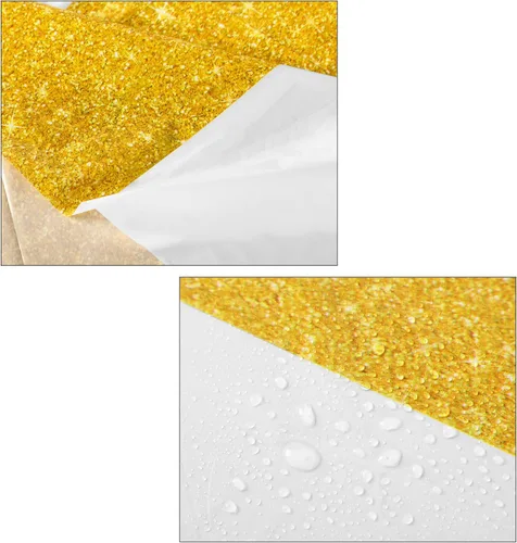Miniatura 3 de Remagr Mantel redondo de plástico de 84 pulgadas, desechable, para Navidad, boda, cumpleaños, decoración de jubilación (blanco, dorado)