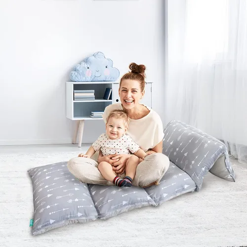 Miniatura 7 de Biloban Funda de almohada antideslizante y súper suave, gran opción para niños o adultos, perfecta para fiestas de pijamas, Flecha Queen