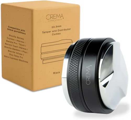 Miniatura 16 de Productos de Café CREMA 59mm Tamper de Mano y Distribuidor de Café Compatible con Portafiltros Breville Herramienta de Profundidad Ajustable