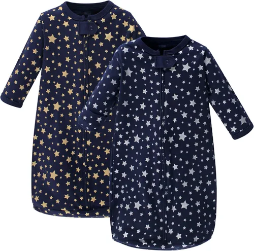 Miniatura 6 de Hudson Baby Saco de dormir unisex de algodón con manga larga para bebé, saco, manta Toile
