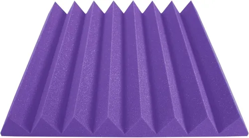 Miniatura 42 de Paneles de espuma acústica de 24 x 24 pulgadas, paquete de 12, 48 pies cuadrados, utilizados para reducción de sonido de estudio de grabación