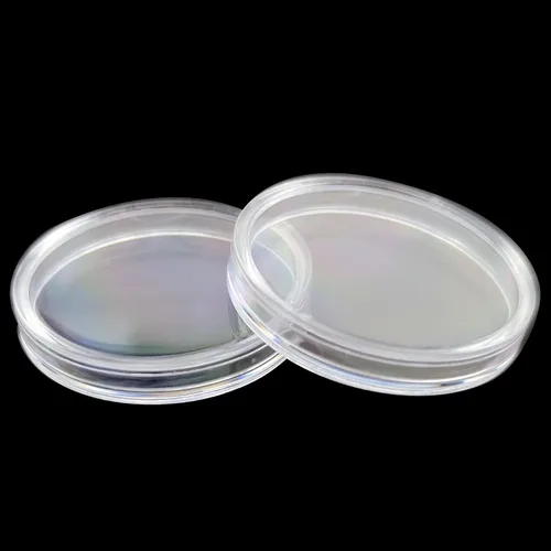 Miniatura 7 de 100 unidades de 1.181 in titular de la moneda cápsulas redondas de monedas cápsulas de plástico transparente para la colección de monedas