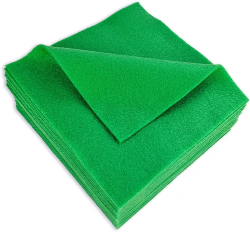 Miniatura 26 de Jtnohx Tela de fieltro suave, fieltro flexible para manualidades, hojas de fieltro de 0.055 in de grosor de 6 x 6 pulgadas para proyectos