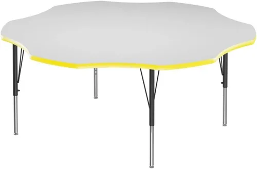 Miniatura 64 de Correll - Mesa rectangular de 24 x 36 pulgadas, mesa de actividades superior de borrado en seco, altura ajustable (19 a 29), laminado de alta