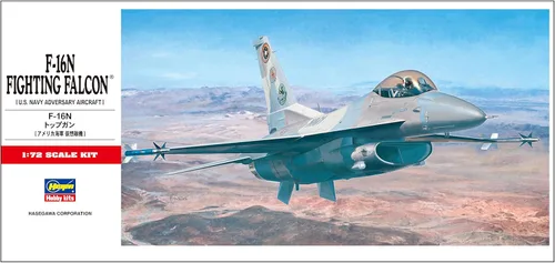 Miniatura 2 de Hasegawa 1/72 US Navy F-16N Top Gun Modelo de plástico C12