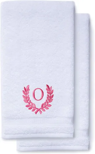 Miniatura 109 de Toallas de mano decorativas y con monograma para baño, cocina, maquillaje Regalo personalizado para boda-nupcial Toalla turca de lujo
