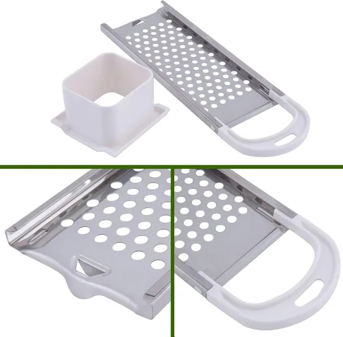 Miniatura 6 de Spaetzle Maker de acero inoxidable Spaetzle Fideos Dumpling Maker con empujador de seguridad