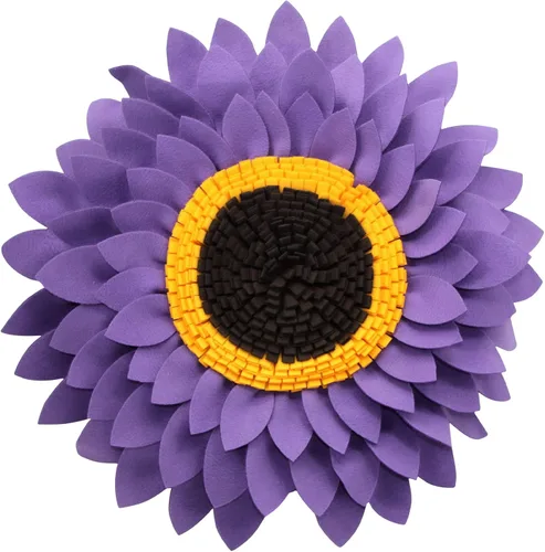 Miniatura 21 de Almohada de flores – Almohadas decorativas de girasol – Almohada redonda de margaritas de flores 3D – Almohada redonda de acento de girasol – Soleado