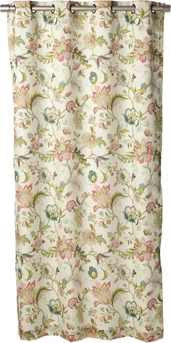 Miniatura 13 de Par de cortinas Brissac con cintas, de Ellis Curtain, 70 x 63", color rojo