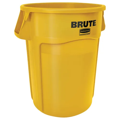 Miniatura 13 de Rubbermaid Commercial Products BRUTE - Bote de basura redondo resistente, 20 galones, azul, para paisajistas/sitios