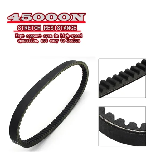 Miniatura 4 de 729 17.5 Cinturón para 49cc50cc Scooter Motor Correa de transmisión chino Scooter ciclomotor ATV Go Kart 139QMM (729 17.5)