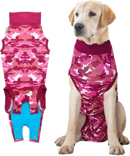 Miniatura 23 de Traje de recuperación Suitical para perros, de color negro, XXS, Negro