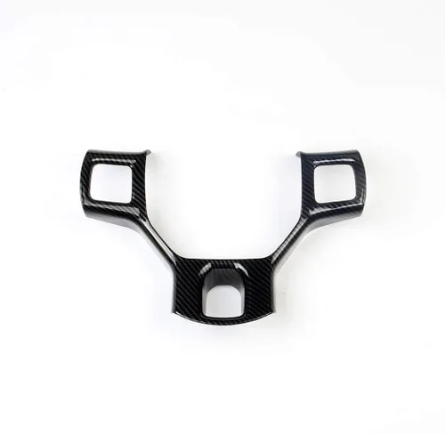 Miniatura 2 de Cubierta interior del volante para Dodge RAM 1500 2500 3500 2011-2018 accesorios (patrón de fibra de carbono)