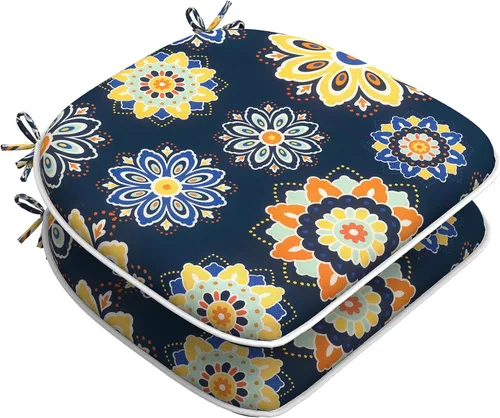 Miniatura 56 de LVTXIII - Cojines de asiento de patio de 16 pulgadas de profundidad x 17 pulgadas de ancho, cojines para sillas de exteriores, para todo tipo de gris