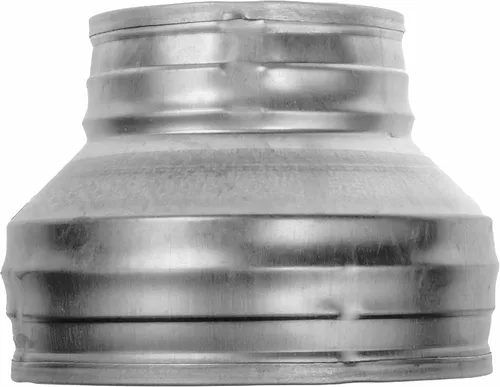 Miniatura 6 de Repa Market Reductor de conducto redondo macho de 4 a 3 pulgadas - Acoplador/aumentador de tubo de acero galvanizado - Acoplamiento para sistemas