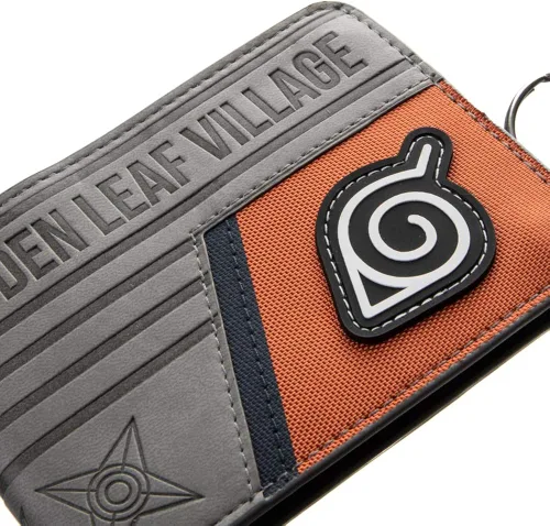 Miniatura 2 de Naruto Hidden Leaf Village - Cartera plegable con cadena Multi colorido