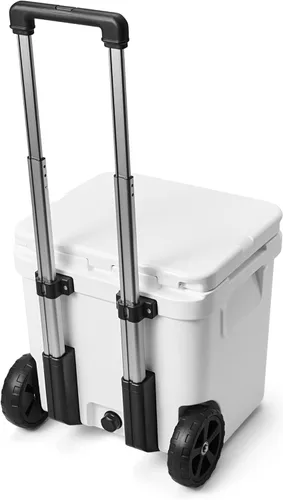 Miniatura 6 de YETI Roadie 48 - Hielera con ruedas y mango retráctil de periscopio Blanco