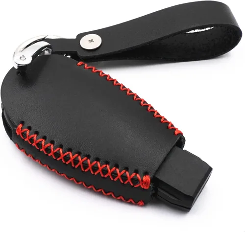 Miniatura 2 de Cuero para llaves de coche, Negro