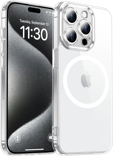 Miniatura 8 de Red2Fire Funda magnética para iPhone 13 Pro Max, protección completa mejorada de la cámara, compatible con MagSafe, funda protectora translúcida