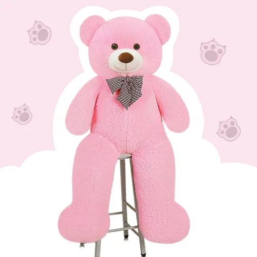 Miniatura 2 de Oso de peluche gigante de 47 pulgadas, animal de peluche marrón grande de 4 pies, oso de peluche de chocolate suave, regalos para novias, niños