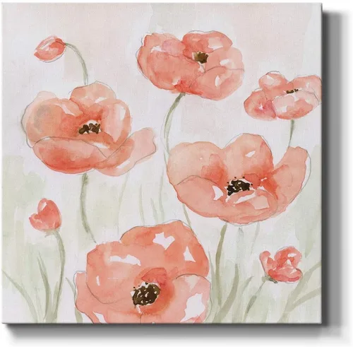 Miniatura 29 de WEXFORD HOME Cuadro Premium en Lienzo con Envoltura de Galería Floral Multicolor para Pared, Arte Abstracto Floral Romántico Moderno, Impresión