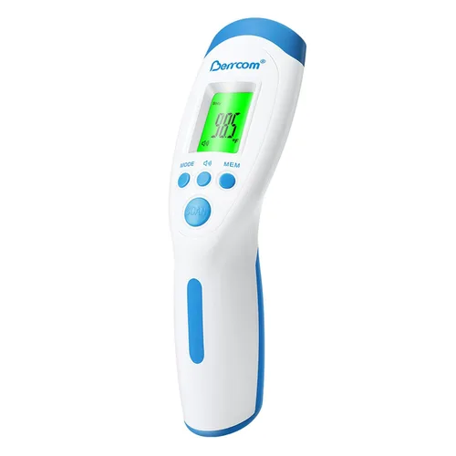 Miniatura 9 de Berrcom - Termómetro infrarrojo sin contacto para la frente para adultos y niños, termómetros digitales de fiebre 3 en 1 con pantalla LCD y alerta