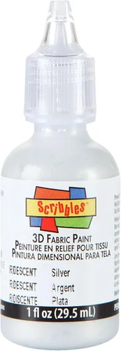 Miniatura 17 de Scribbles 13903 - Pintura de tela 3D brillante, color blanco