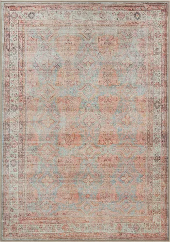 Miniatura 292 de GLN Rugs Traditional Collection - Alfombra de felpilla lavable a máquina, tradicional lavable, antideslizante, alfombra de felpilla de pelo corto
