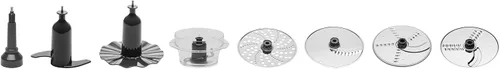 Miniatura 9 de GE Procesador de alimentos, picadora grande de verduras de 12 tazas para triturar, picar, cortar en cubitos y amasar, 9 accesorios de acero