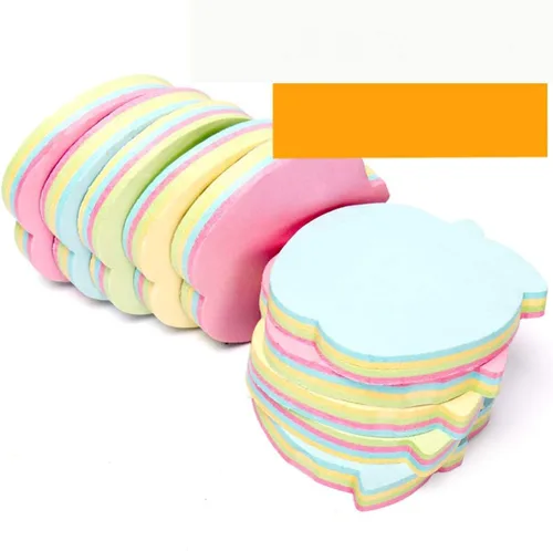 Miniatura 11 de ZCHING Notas Adhesivas Autoadhesivas, 100 Hojas/Bloc, 10 Blocs/Paquete en Caja, Fácil de Pegar para Escuela, Negocios, Familia, Excelentes Flower