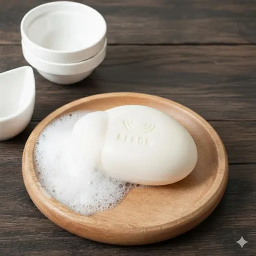 Miniatura 3 de Barra de jabón para platos de bicarbonato de sodio, 4.23 onzas, jabón sólido para lavar platos de cocina con ácido cítrico, limpiador de platos que